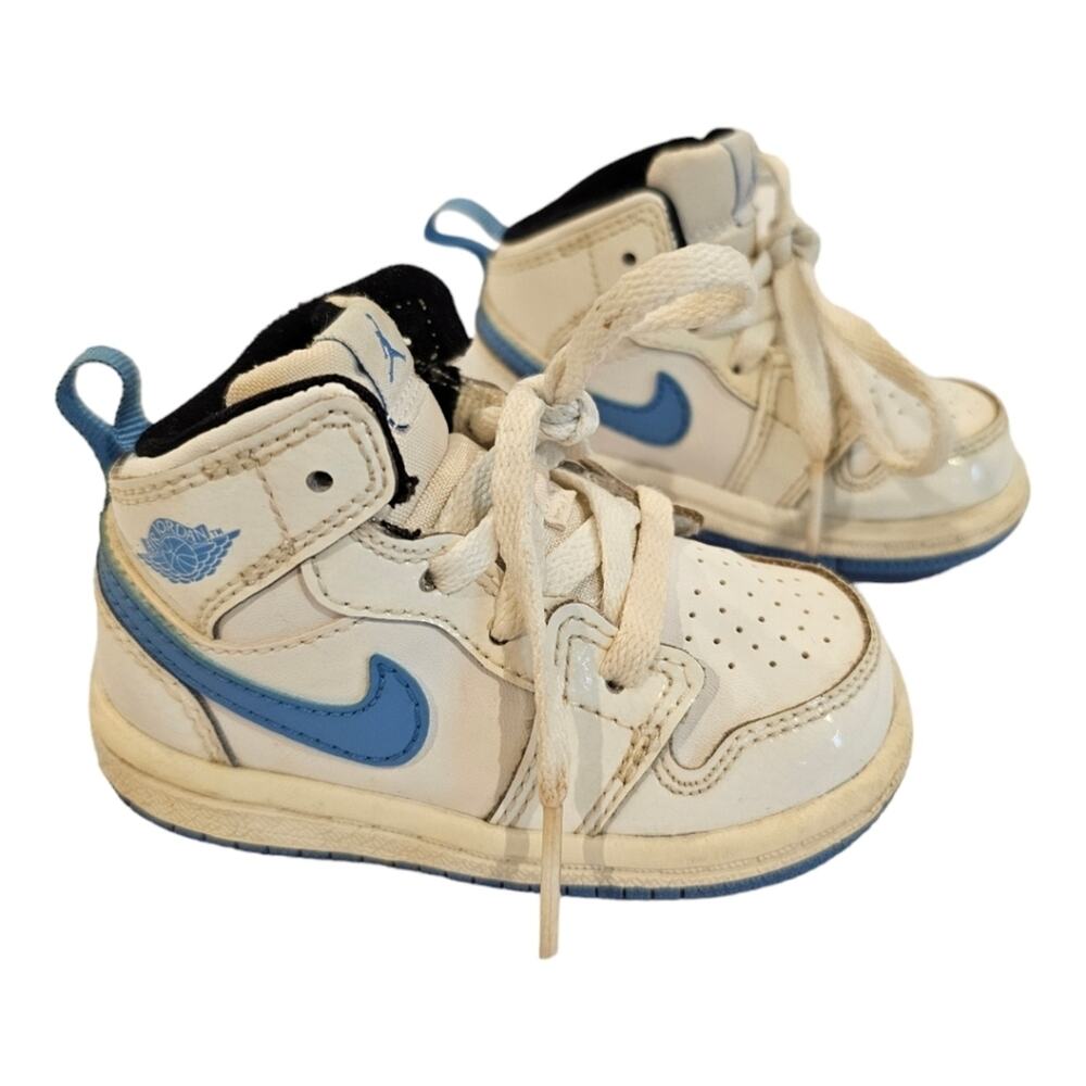 Nike Air Jordan 1 Sky Blue Retro High Top Sneakers Size US 4C Kids